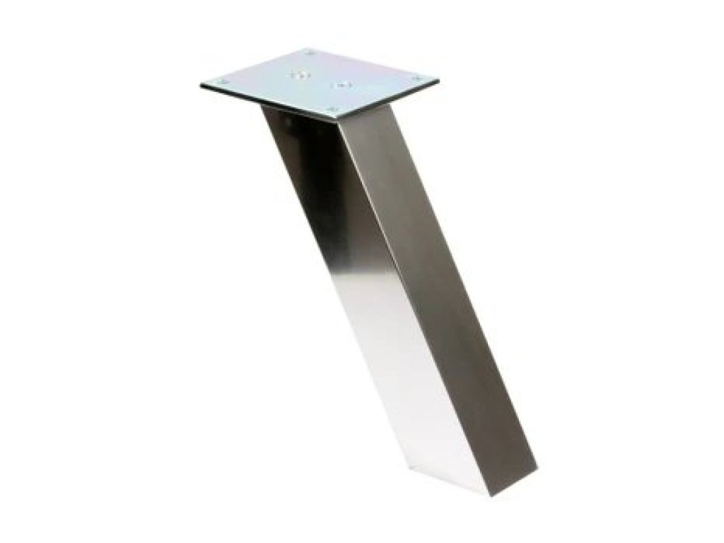 Barové konzoly šikmé 50x50 mm chrom výška 212 mm