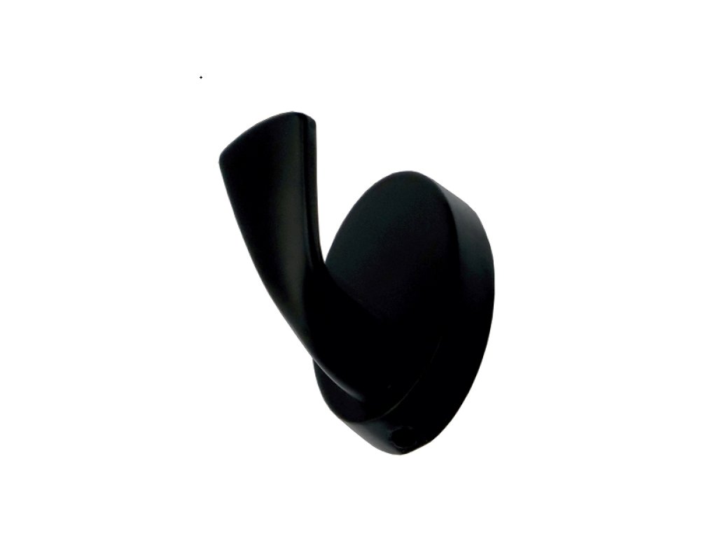 Věšák Leo černý matný