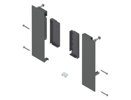 MERIVOBOX ZI4.2ES1 čelní příchyt vnitřní s relingem E šedá orion