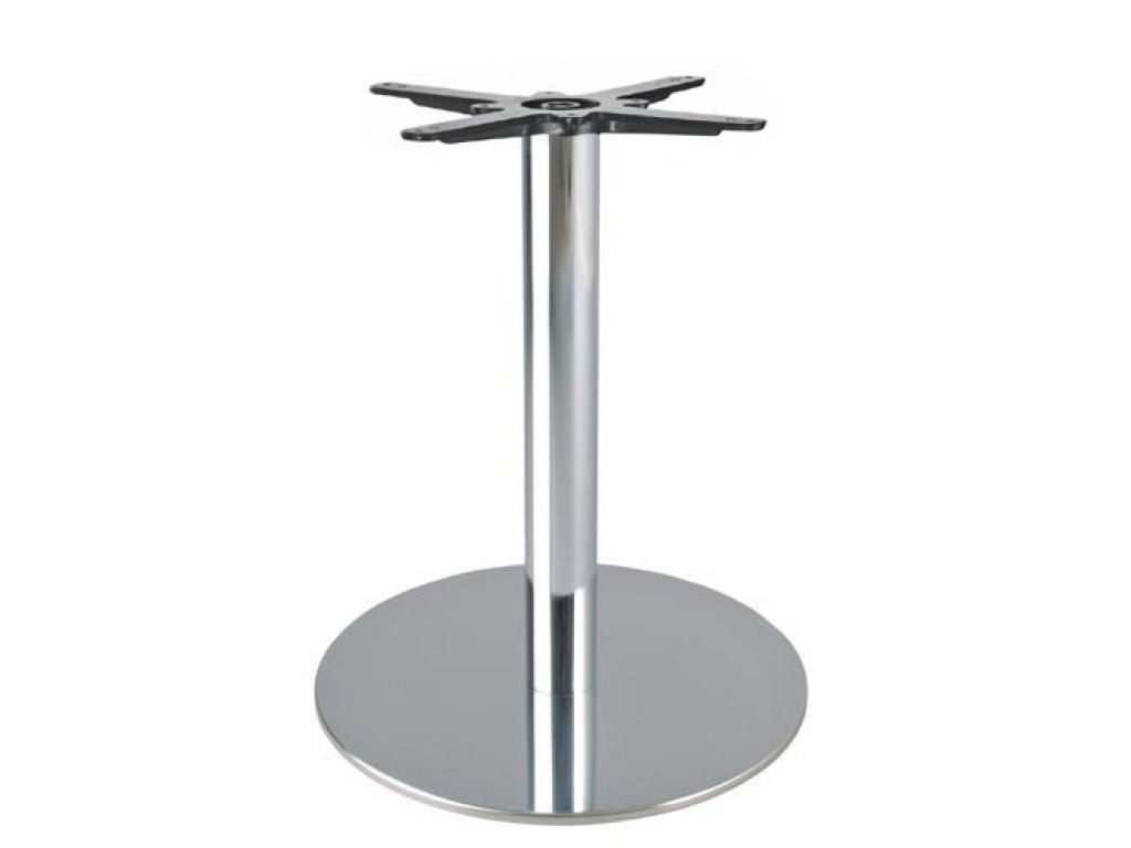 Stolová noha centrální DESIGN 1703-60N broušená nerez výška 730 mm