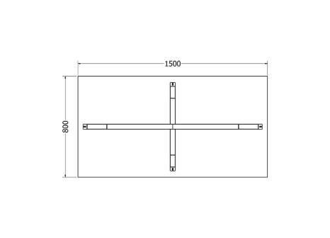 Stolová podnož WERTA 150