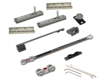 Cemux STARSHIP MINIMAL sada kování pro dřevěné dveře 1 křídlo 60 kg s tlumením