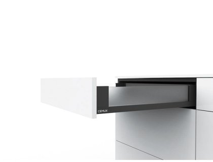 Cemux H Box SLIM skleněné bočnice antracit H84/500 mm