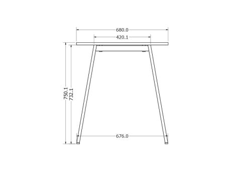 Stolová podnož MERISA