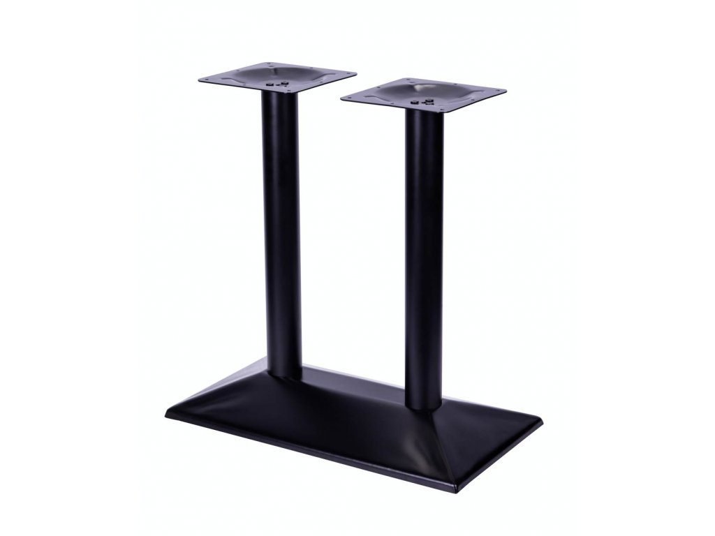 Stolová noha centrální LONDON dvojitá 710x380 černá 730 mm