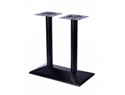 Stolová noha centrální LONDON dvojitá 710x380 černá 730 mm