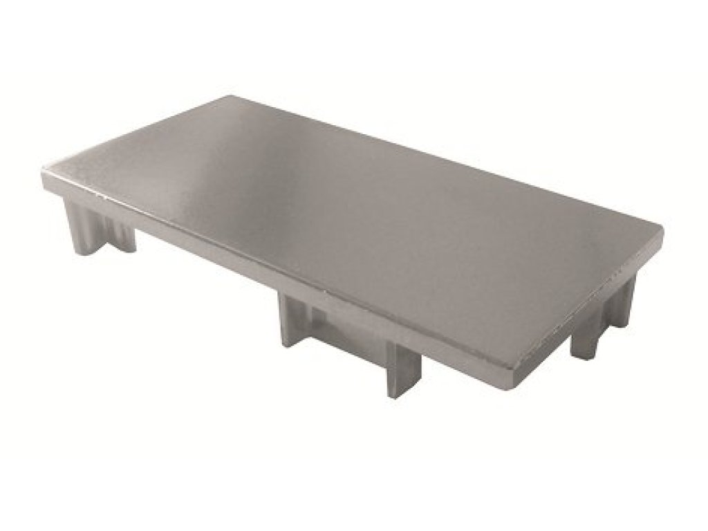 Koncovka plná k profilu J nerez,pravá