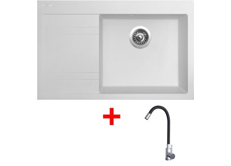 Set Sinks RIM 780 P + baterie ELASTA nerez/černá