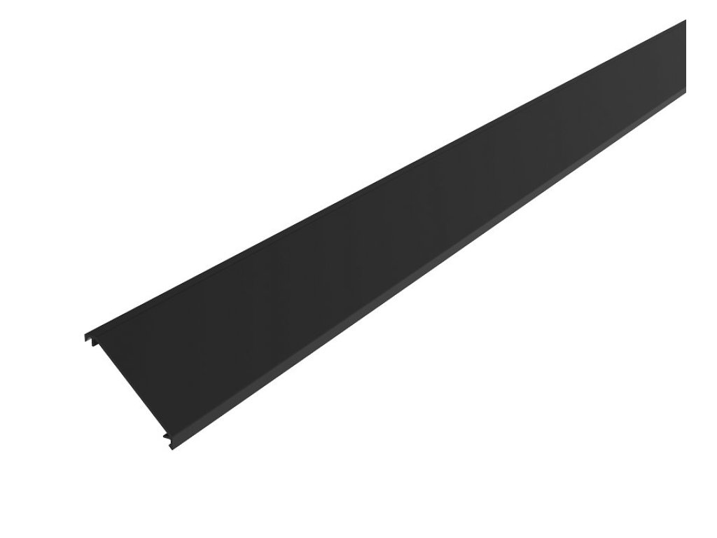 Cemux STARSHIP kryt profilu pro montáž na zeď černý