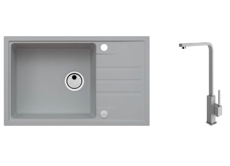 Alveus INTERMEZZO 130 + AFRA - Šedá, Beton