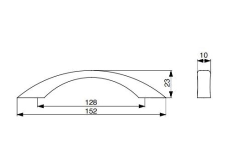 Úchytka Piombina satin chrom