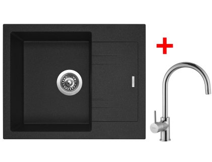 Sinks LINEA 600 + baterie Vitalia chrom - komplet