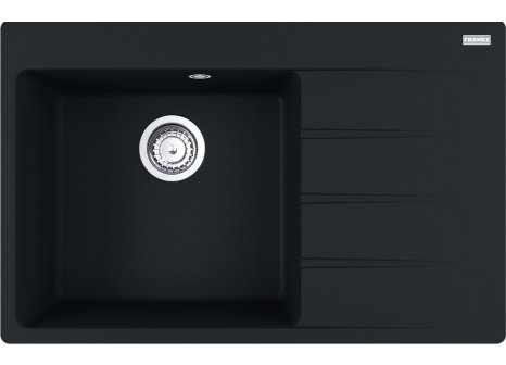 Franke dřez CNG 611-78 TL/2 odkap vpravo - Černá, Černá matná