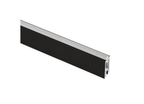 ZERO šatní tyč hranatá černá mat - 1000 mm