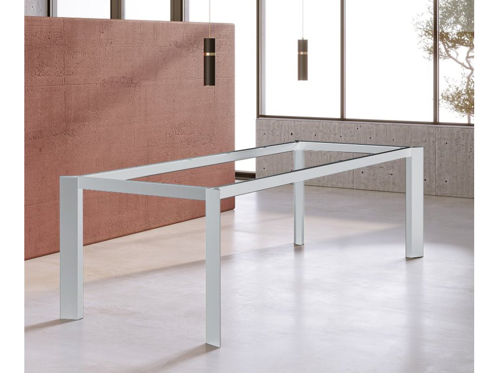 Stolová konstrukce Alu Star pro dřevěnou desku B4 hliník