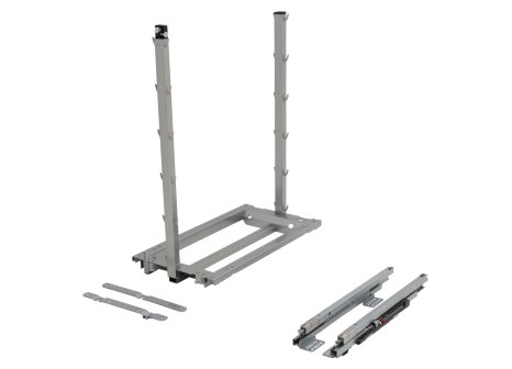 KESSEBÖHMER - Dispensa Junior III rám stříbrný - 300-450 mm