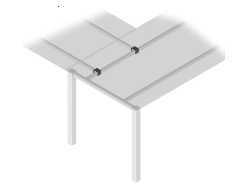 VOGA rohová spojka HIDE