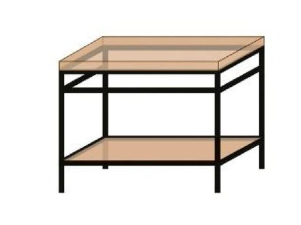 K20 systém koupelnový stůl černý mat