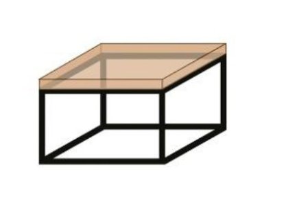 K20 systém konferenční stolek černý mat