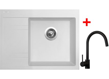 Set Sinks RIM 650 P + baterie VITALIA černá matná