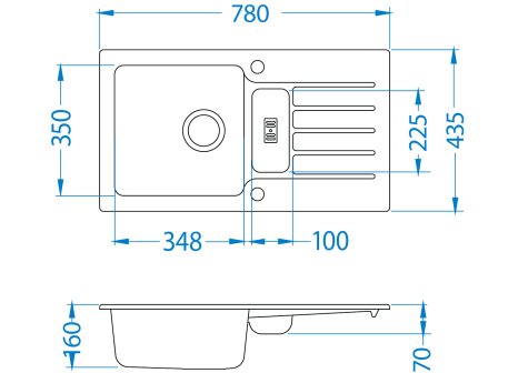 Alveus NIAGARA 70 + TONIA