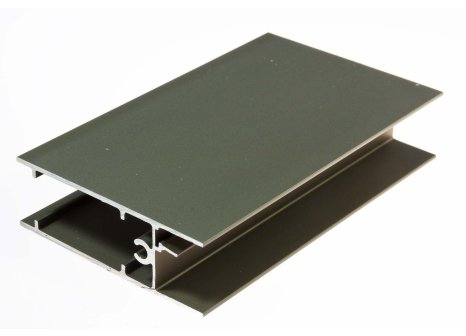 Alu-line rámový spodní profil 18 mm - Hliník, 2 m