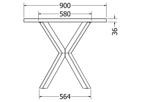 Stolová podnož ELIA