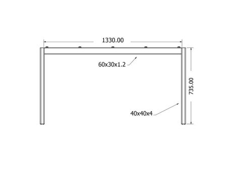 Stolová podnož LIVIANA S
