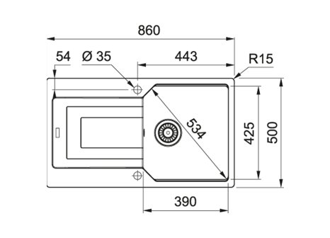 Franke dřez UBG 611-86