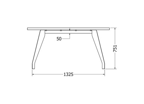 Stolová podnož BOROUGH