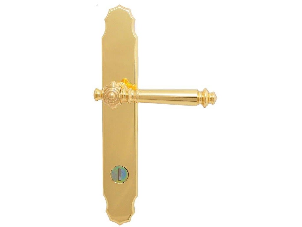 Antique bezpečnostní kování K1 klika/koule surová mosaz