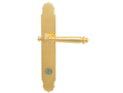 Antique bezpečnostní kování K1 klika/koule surová mosaz