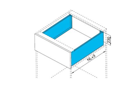 Cemux H Box SLIM vnitřní zásuvka bílá H199 čelní sklo H170