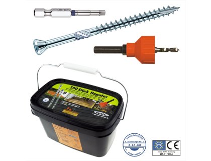 Hapatec Box 500 ks Ø průměr 5 mm: ZDARMA STOP VRTÁK + BIT