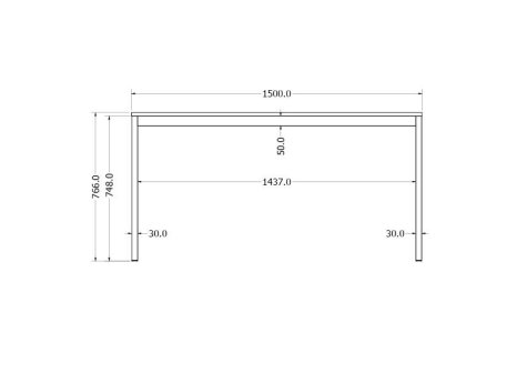 Stolová podnož LIVIANA ECONOMY
