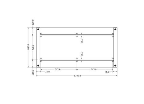 Stolová podnož DIABLO II