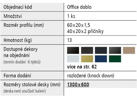 Stolová podnož DIABLO II