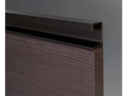 Narážecí úchytová lišta UKS-7 -RAL 9005 černá