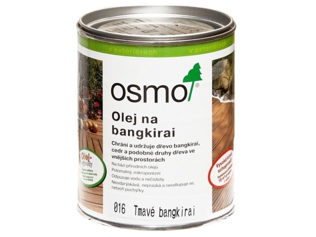 OSMO terasový olej bangkirai tmavý 016
