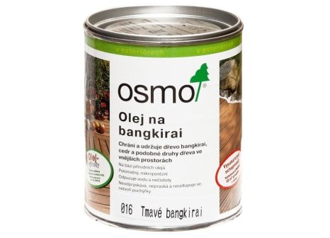 OSMO terasový olej bangkirai tmavý 016 - 0,75 l