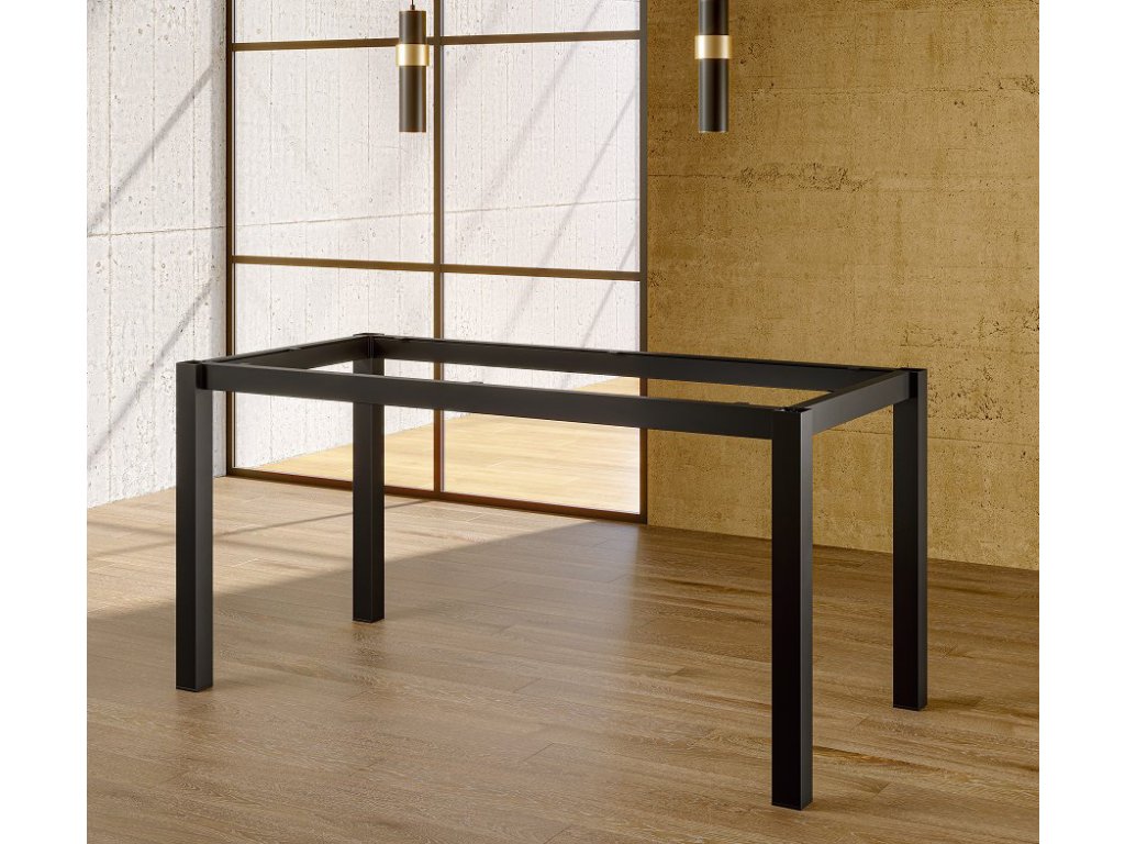Stolová konstrukce Alu Star pro dřevěnou desku B2 černá