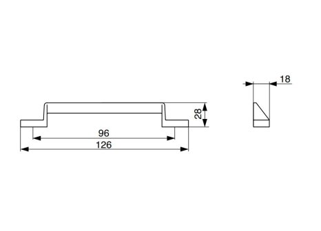 Úchytky Nikol zlatá matná