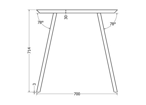 Stolová podnož ARIA