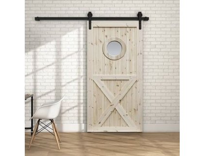 THOR sada na posuvné interiérové dveře na 100 kg včetně kolejnice 300 cm