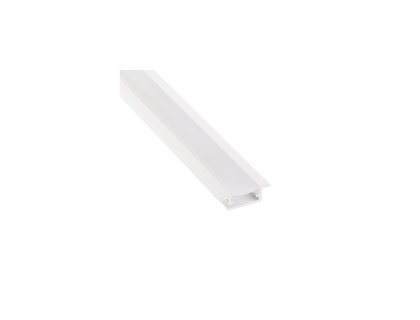 LED profil LL-03 zafrézovat 3m bílá + krytka mléčná