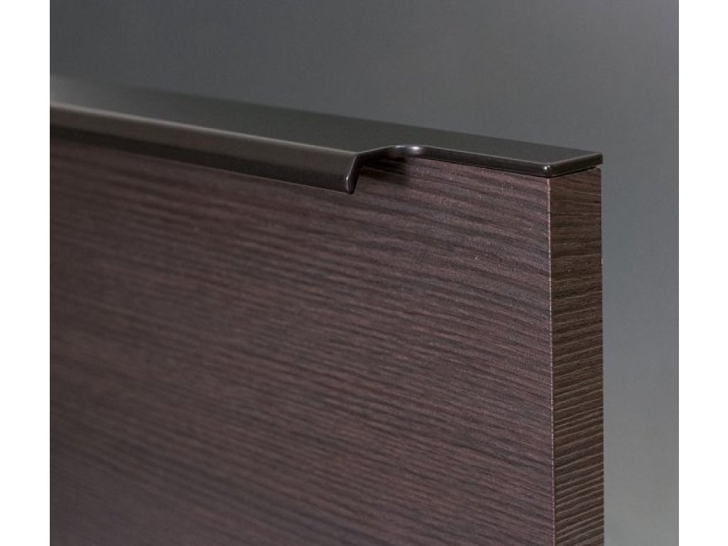 Narážecí úchytová lišta UKS-10F -RAL 9005 černá