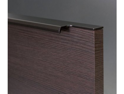 Narážecí úchytová lišta UKS-10F -RAL 9005 černá