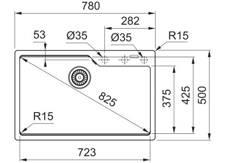 Franke dřez UBG 610-78