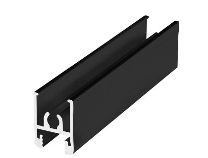ALUPROFIL lišta horní 10 mm černý mat
