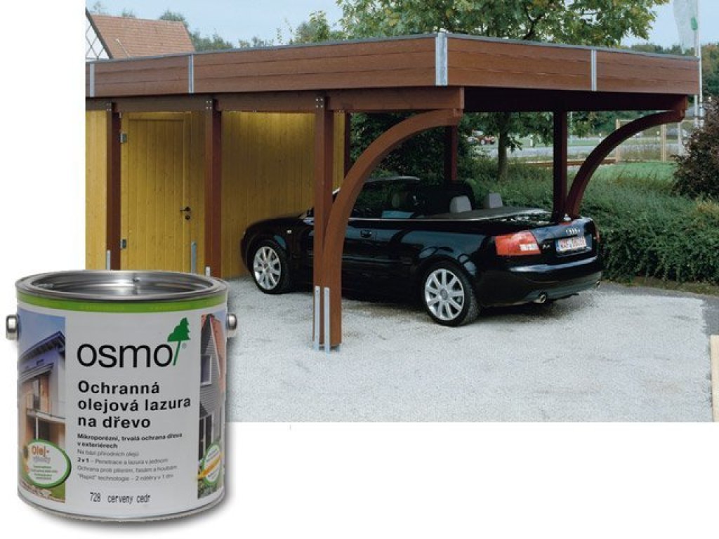 OSMO Ochranná Olejová Lazura 708 Teak